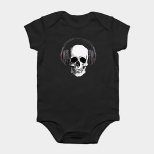 skull art, skull design, music group, Baby Bodysuit